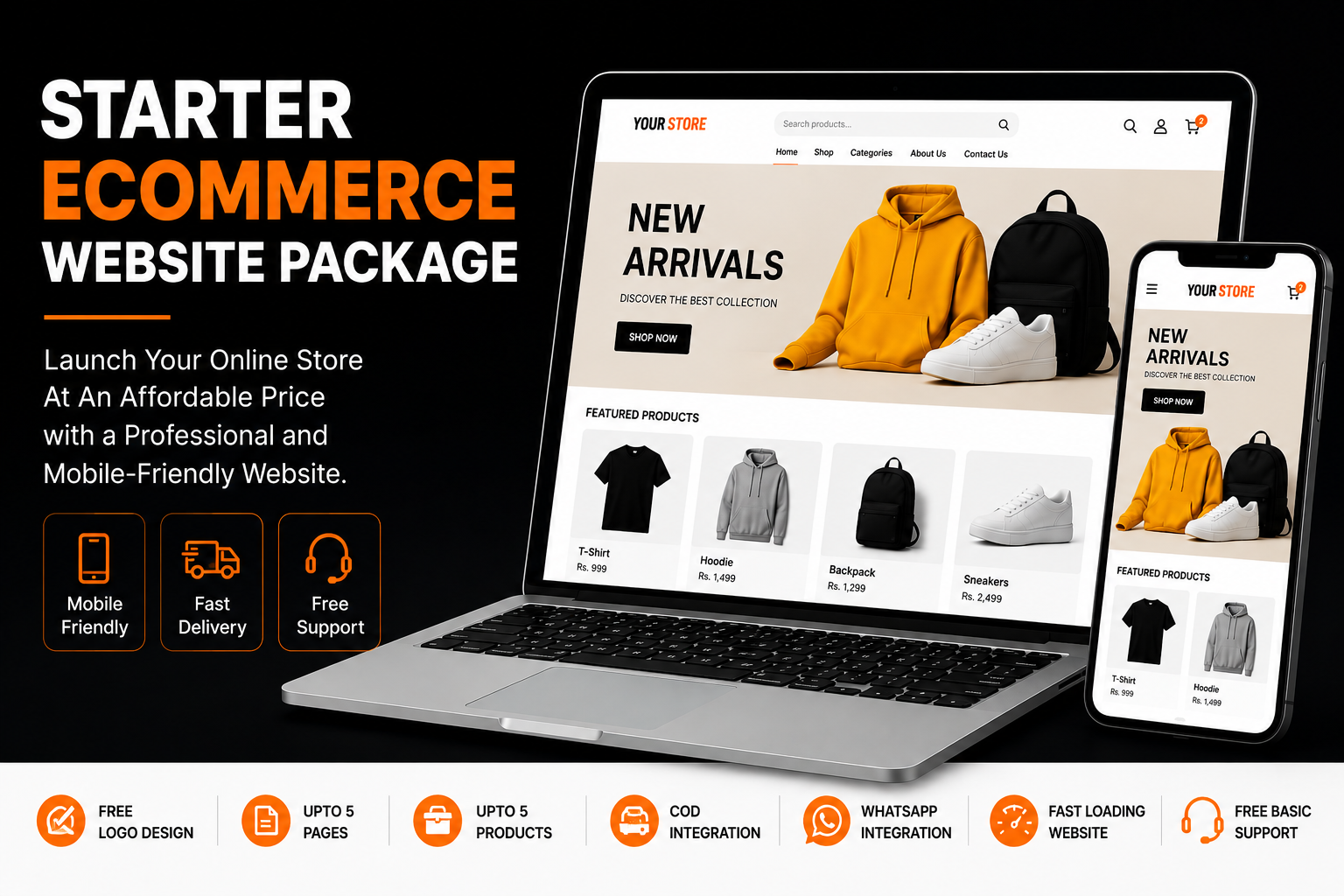 Starter E-Commerce Website Package