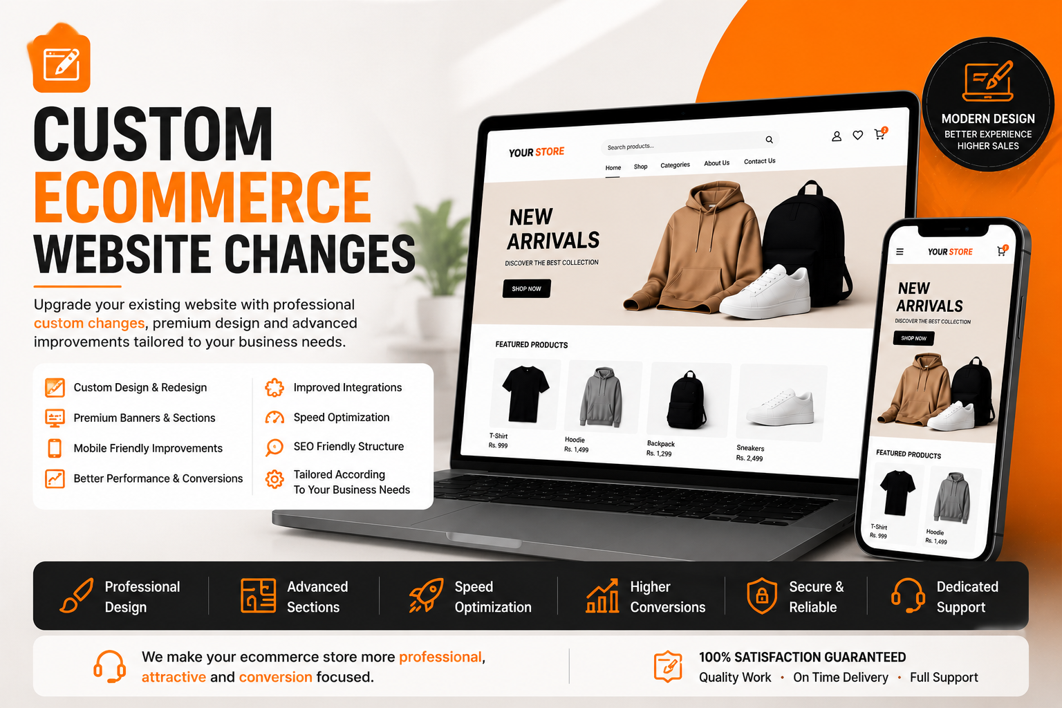 Custom Ecommerce Website Changes & Redesign - Image 2