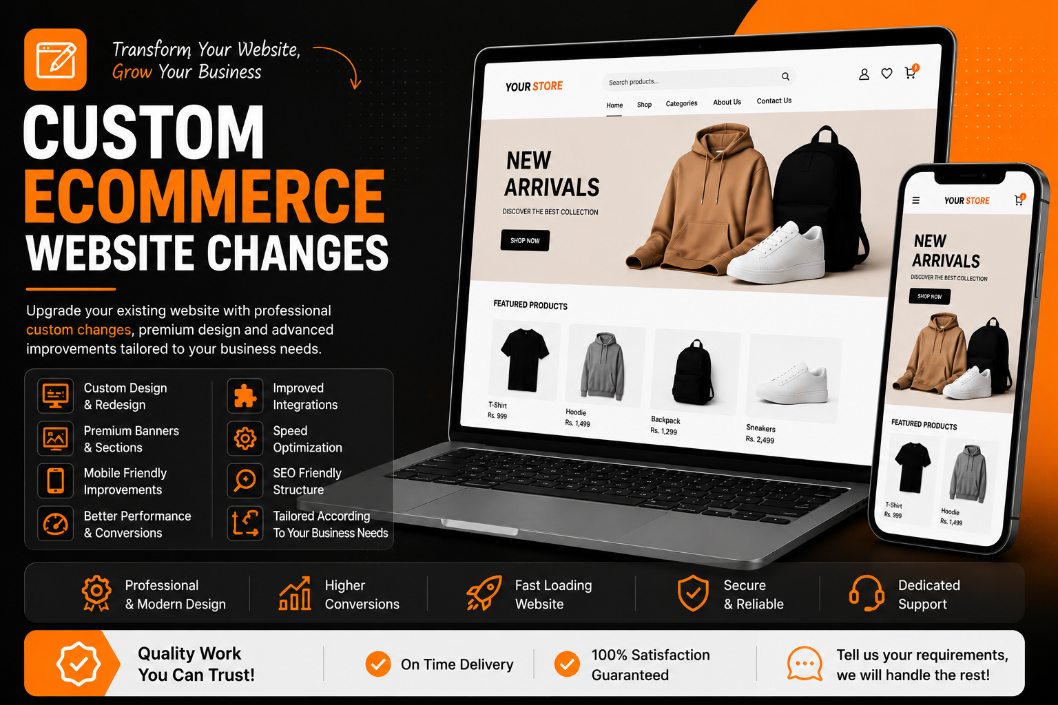 Custom Ecommerce Website Changes & Redesign - Image 3