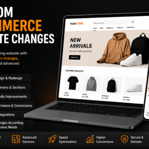 Custom Ecommerce Website Changes & Redesign